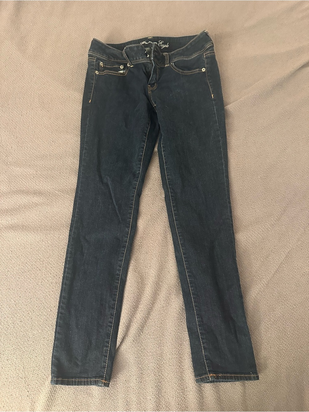 American Eagle Outfitters Dark Blue Women's Skinny Jeans